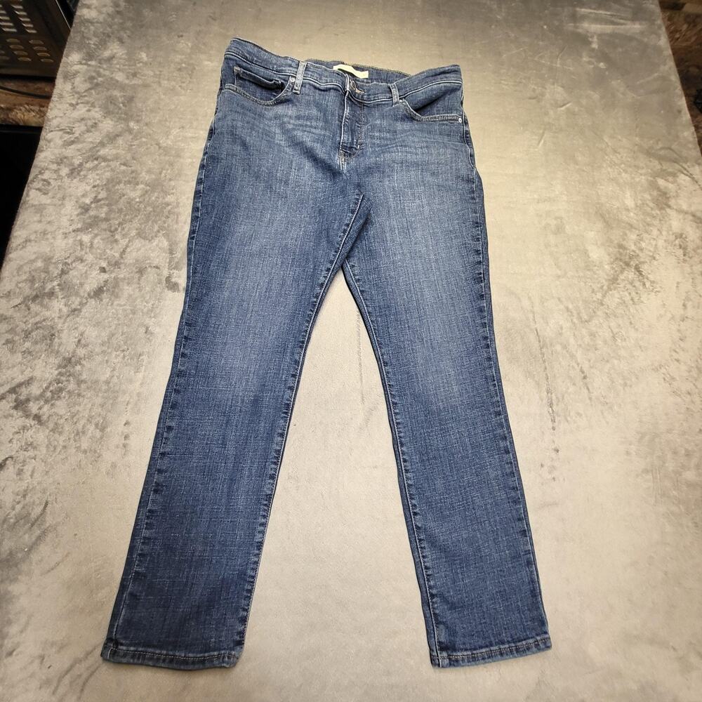 Levi's 311 Jeans Womens 32 Blue Shaping Skinny Medium‎ Wash Denim Slim